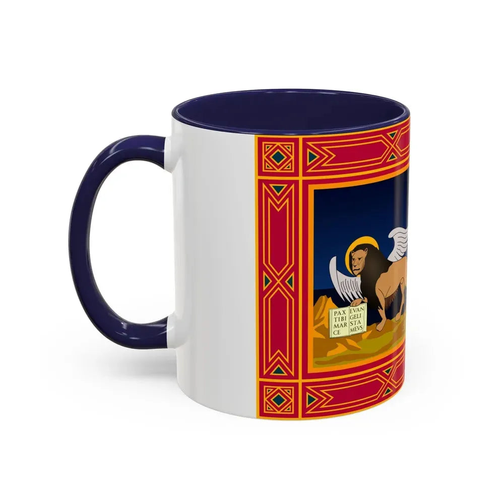 Flag of Veneto Italy - Accent Coffee Mug - Go Mug Yourself