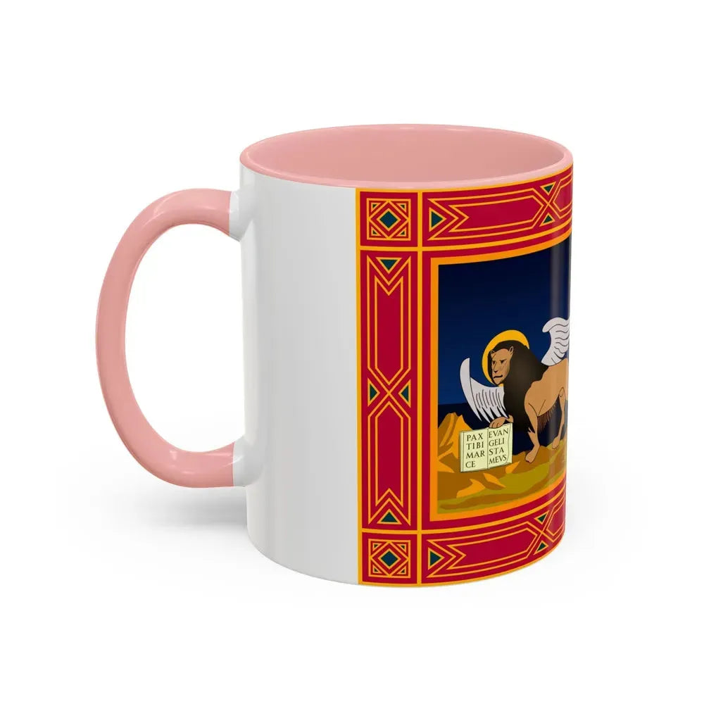 Flag of Veneto Italy - Accent Coffee Mug - Go Mug Yourself