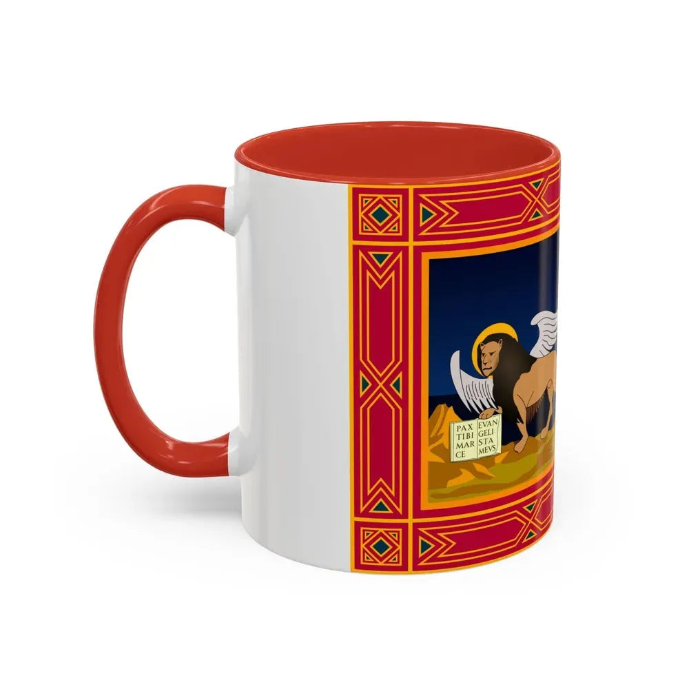 Flag of Veneto Italy - Accent Coffee Mug - Go Mug Yourself
