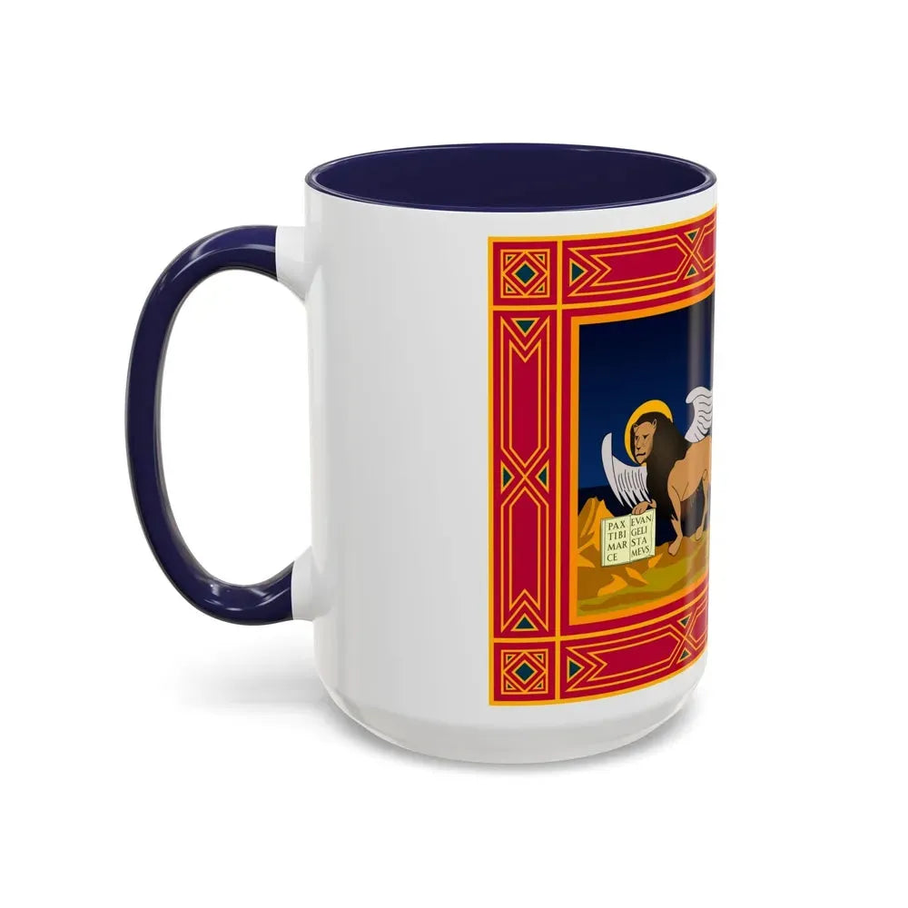 Flag of Veneto Italy - Accent Coffee Mug - Go Mug Yourself