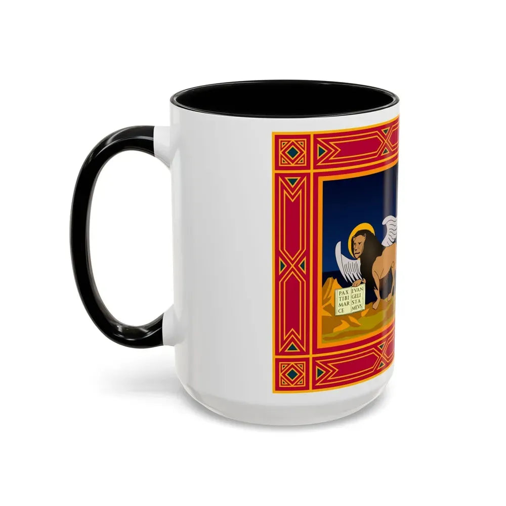 Flag of Veneto Italy - Accent Coffee Mug - Go Mug Yourself