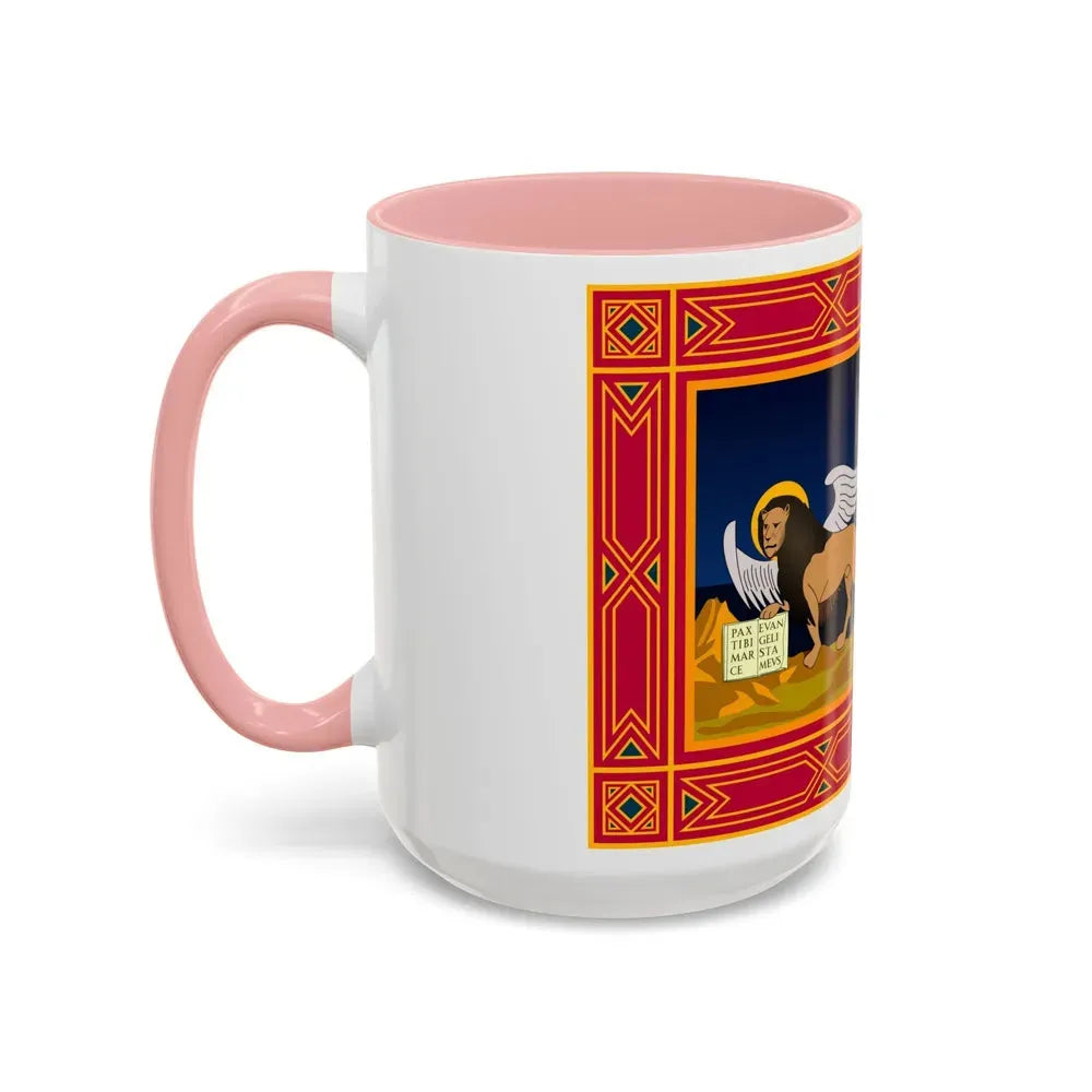 Flag of Veneto Italy - Accent Coffee Mug - Go Mug Yourself
