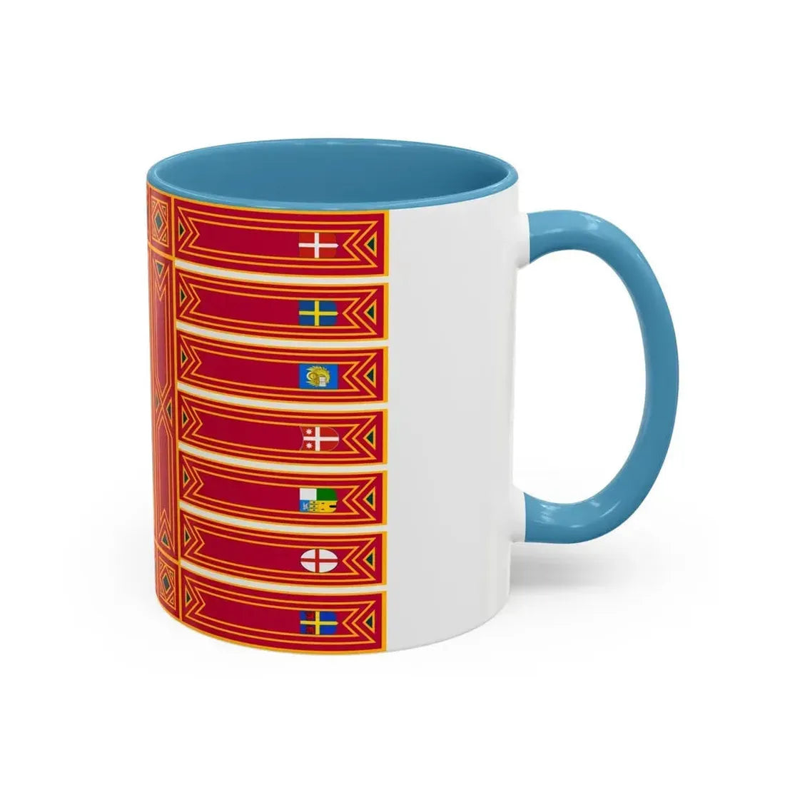 Flag of Veneto Italy - Accent Coffee Mug - Go Mug Yourself
