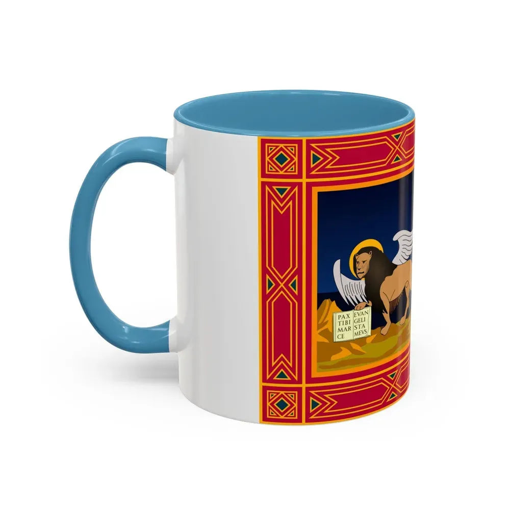 Flag of Veneto Italy - Accent Coffee Mug - Go Mug Yourself