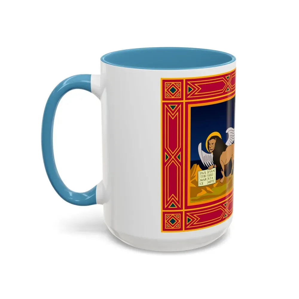Flag of Veneto Italy - Accent Coffee Mug - Go Mug Yourself