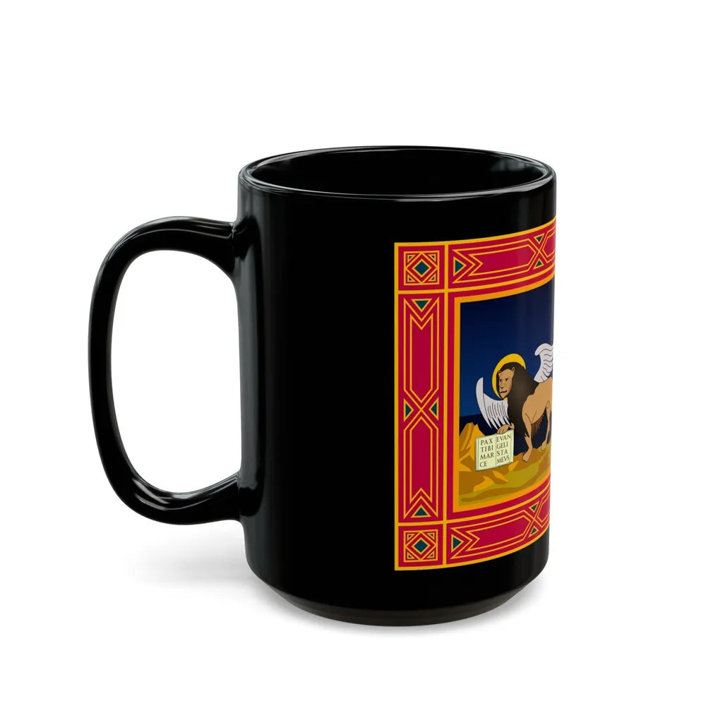 Flag of Veneto Italy - Black Coffee Mug-Go Mug Yourself