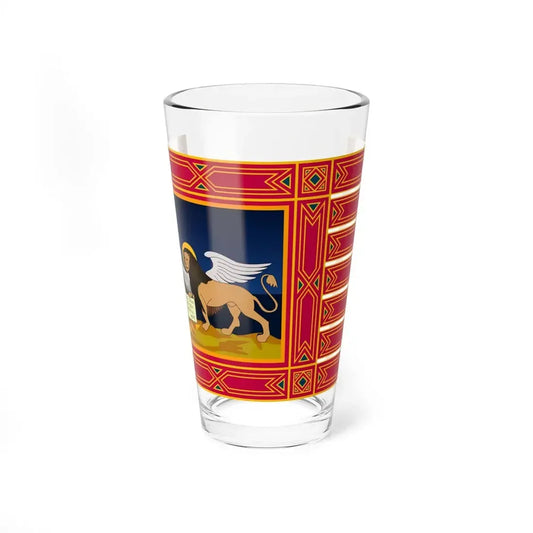 Flag of Veneto variant (Italy) Pint Glass 16oz 16oz - Go Mug Yourself