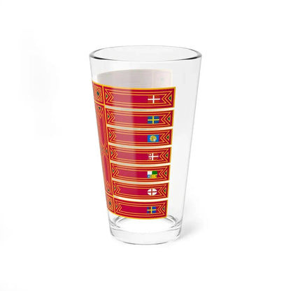 Flag of Veneto variant (Italy) Pint Glass 16oz - Go Mug Yourself