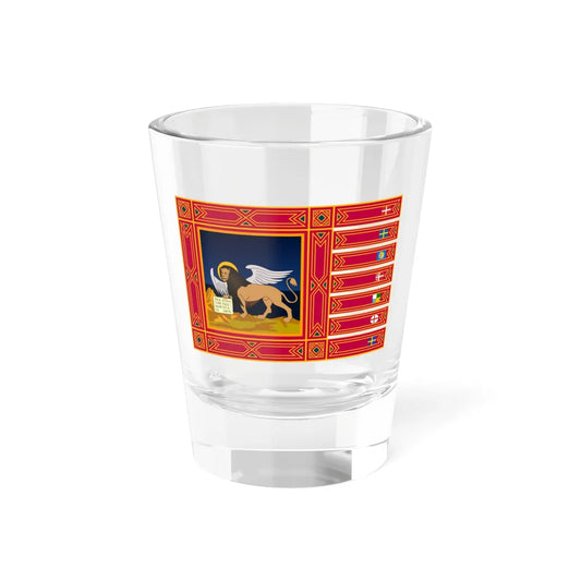 Flag of Veneto variant (Italy) Shot Glass 1.5oz 1.5oz - Go Mug Yourself