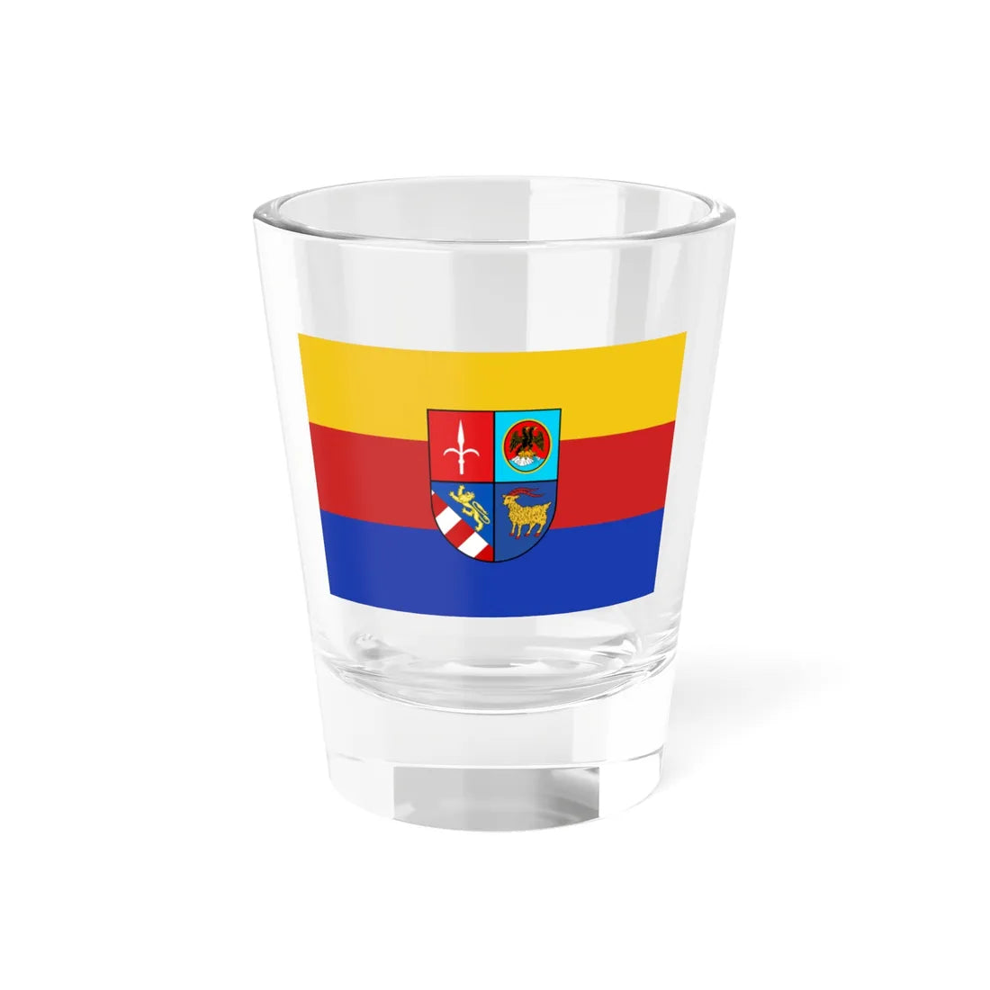 Flag of Venezia Giulia (Italy) Shot Glass 1.5oz 1.5oz - Go Mug Yourself