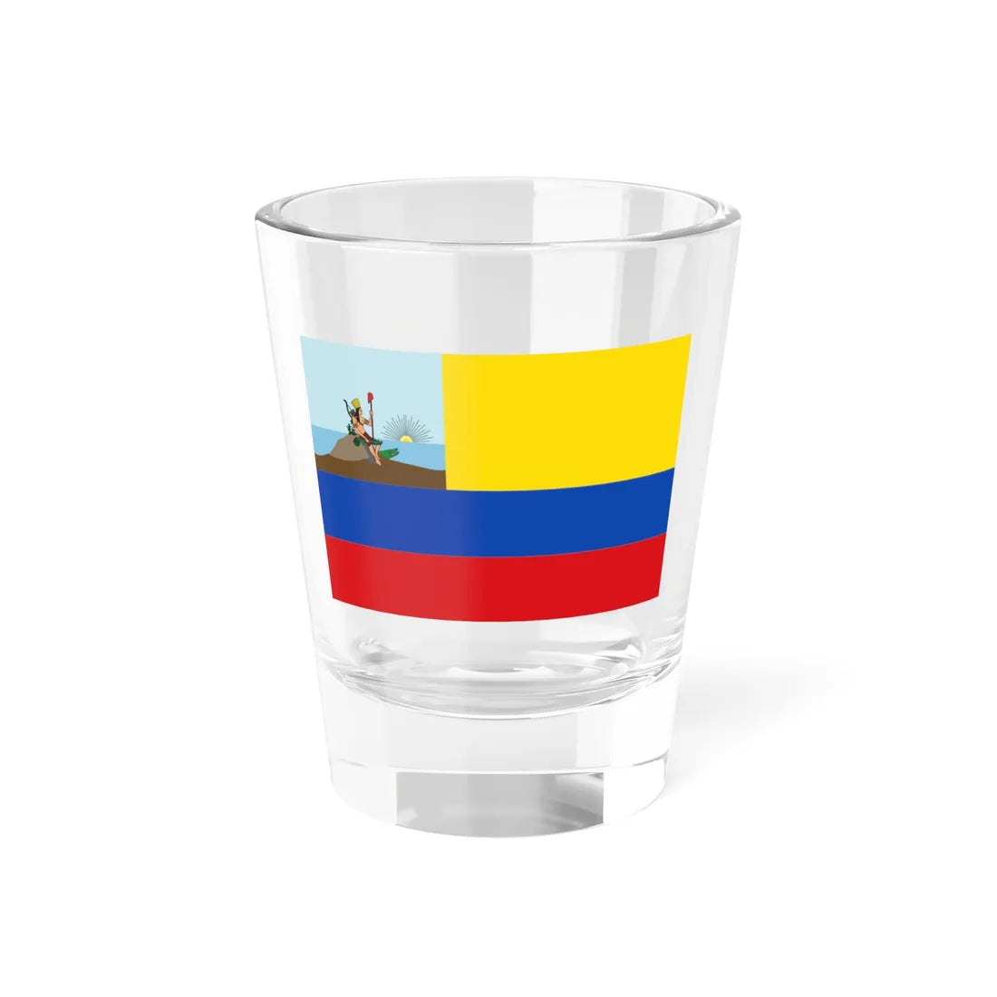 Flag of Venezuela 1811 (Venezuela) Shot Glass 1.5oz 1.5oz - Go Mug Yourself