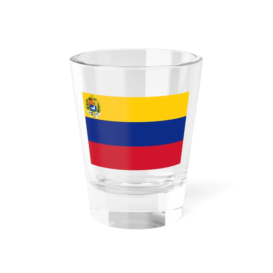 Flag of Venezuela 1836-1863 (Venezuela) Shot Glass 1.5oz 1.5oz - Go Mug Yourself