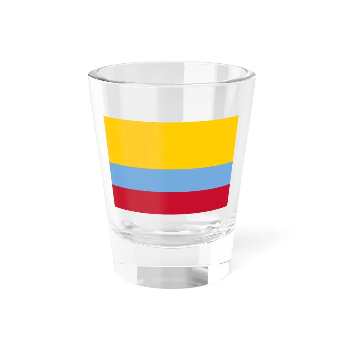 Flag of Venezuela with no coat of arms 1811-1836 (Colombia) Shot Glass 1.5oz 1.5oz - Go Mug Yourself