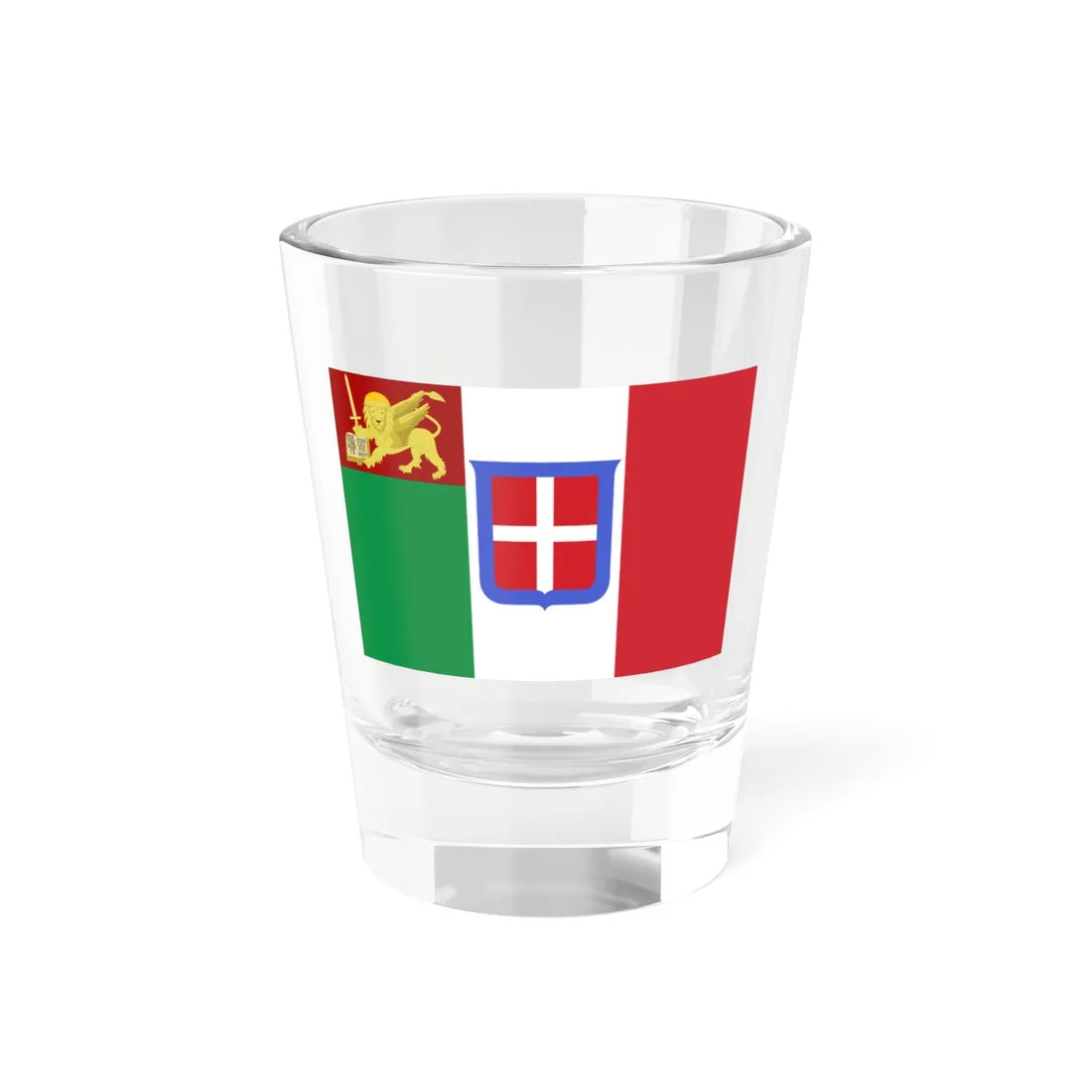 Flag of Venice 1879 (Eritrea) Shot Glass 1.5oz 1.5oz - Go Mug Yourself