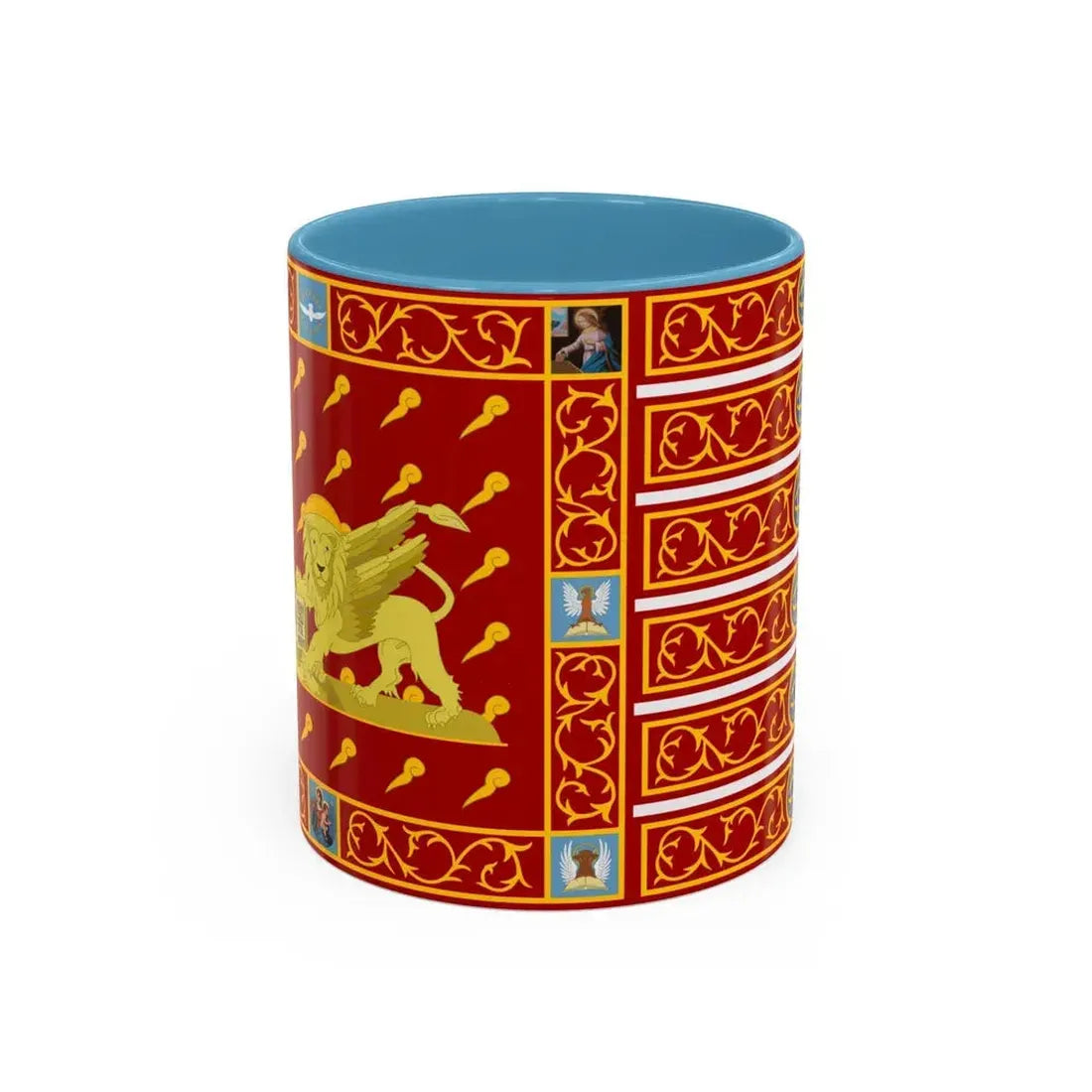 Flag of Venice 1997 Italy - Accent Coffee Mug 11oz Light Blue - Go Mug Yourself