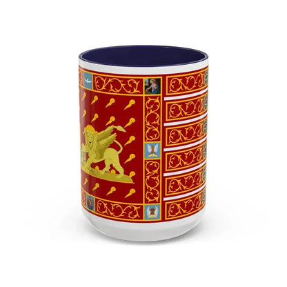 Flag of Venice 1997 Italy - Accent Coffee Mug 15oz Navy - Go Mug Yourself