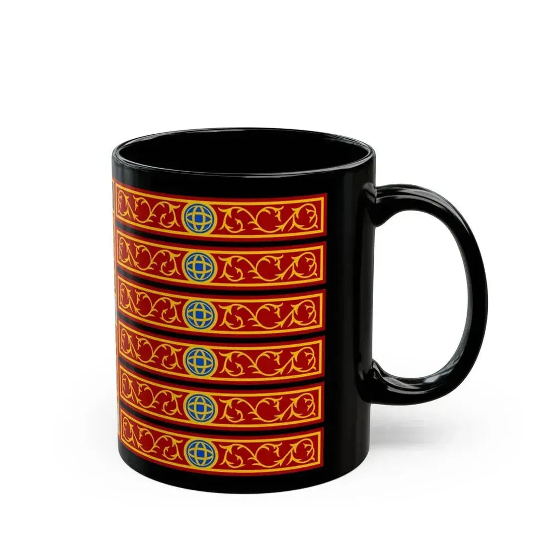 Flag of Venice 1997 Italy - Black Coffee Mug - Go Mug Yourself