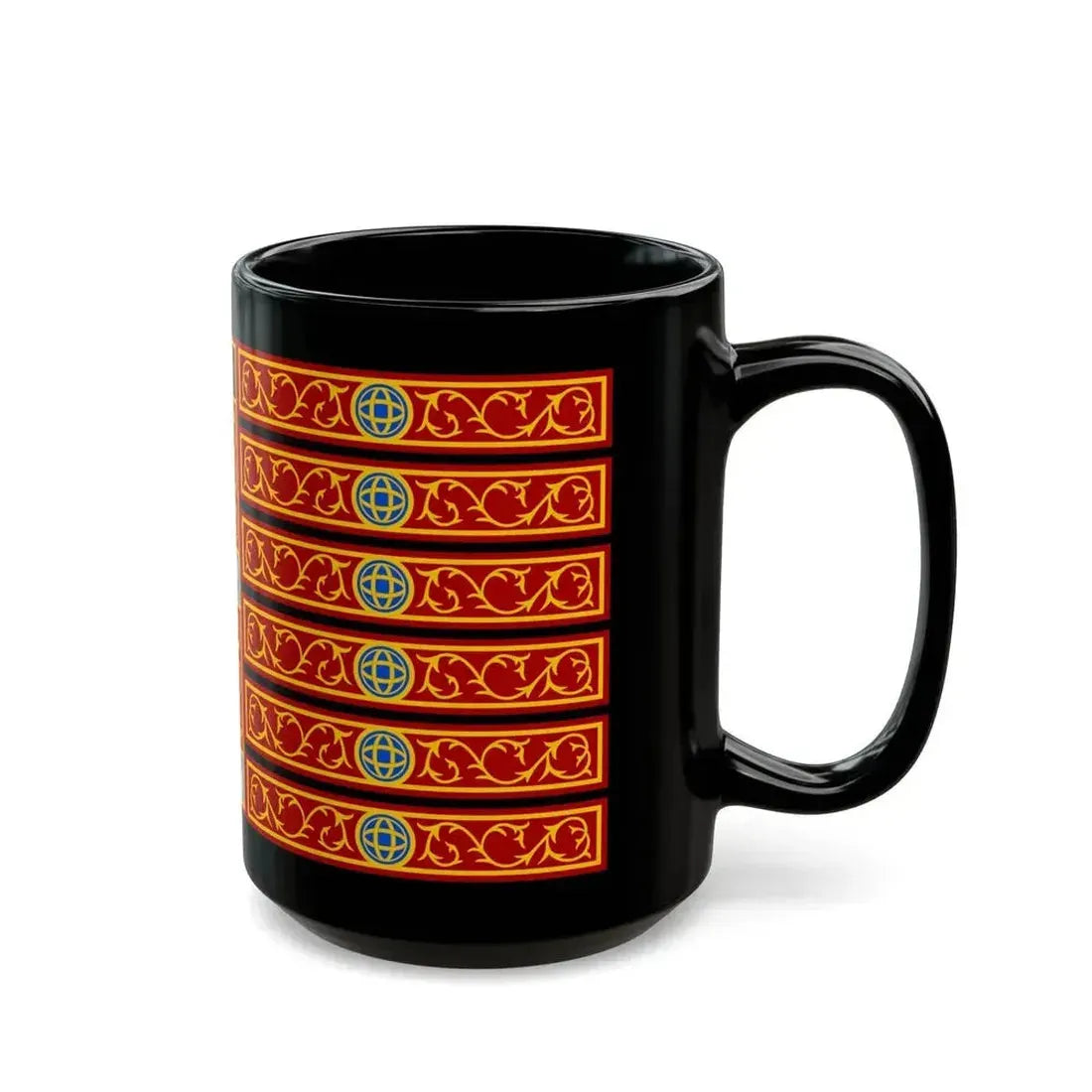 Flag of Venice 1997 Italy - Black Coffee Mug - Go Mug Yourself