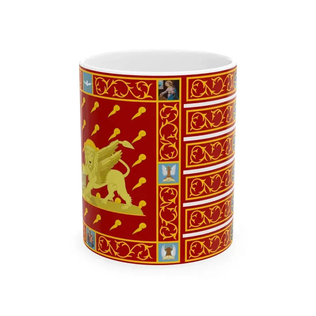 Flag of Venice 1997 Italy - White Coffee Mug 11oz - Go Mug Yourself