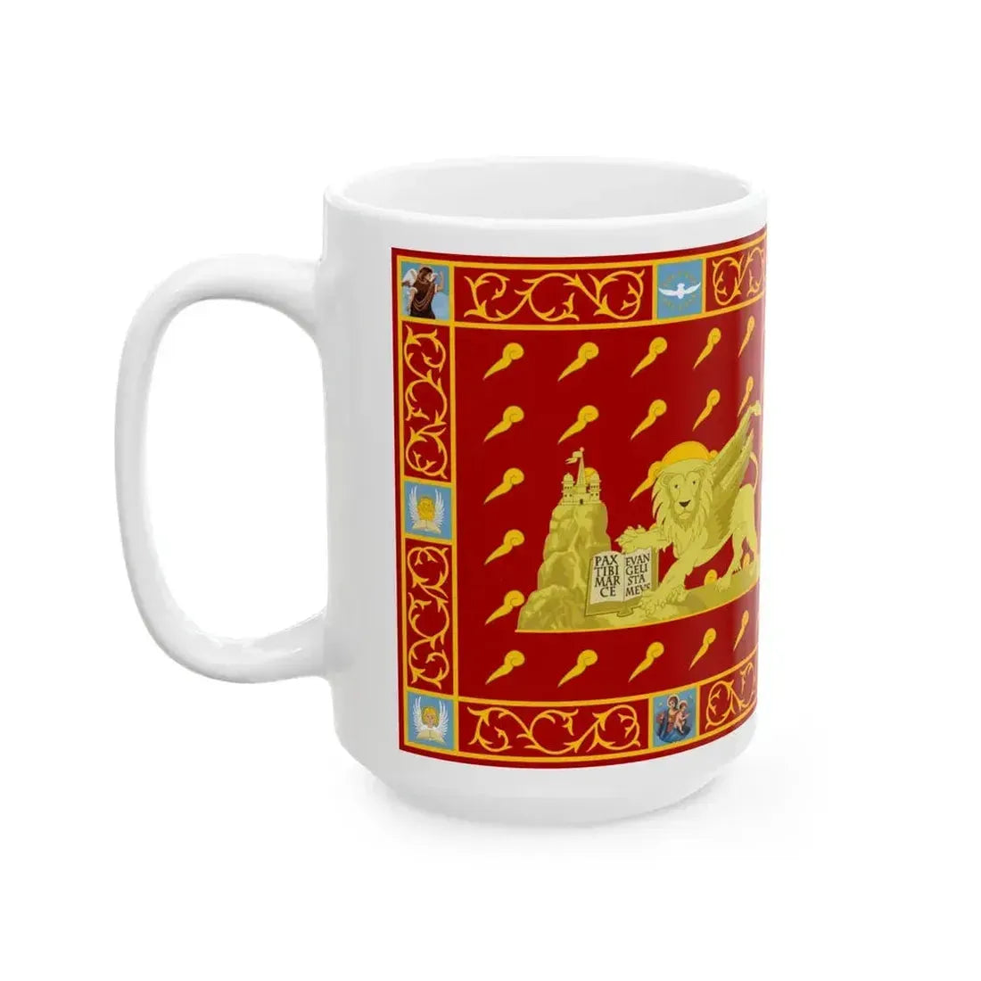 Flag of Venice 1997 Italy - White Coffee Mug - Go Mug Yourself