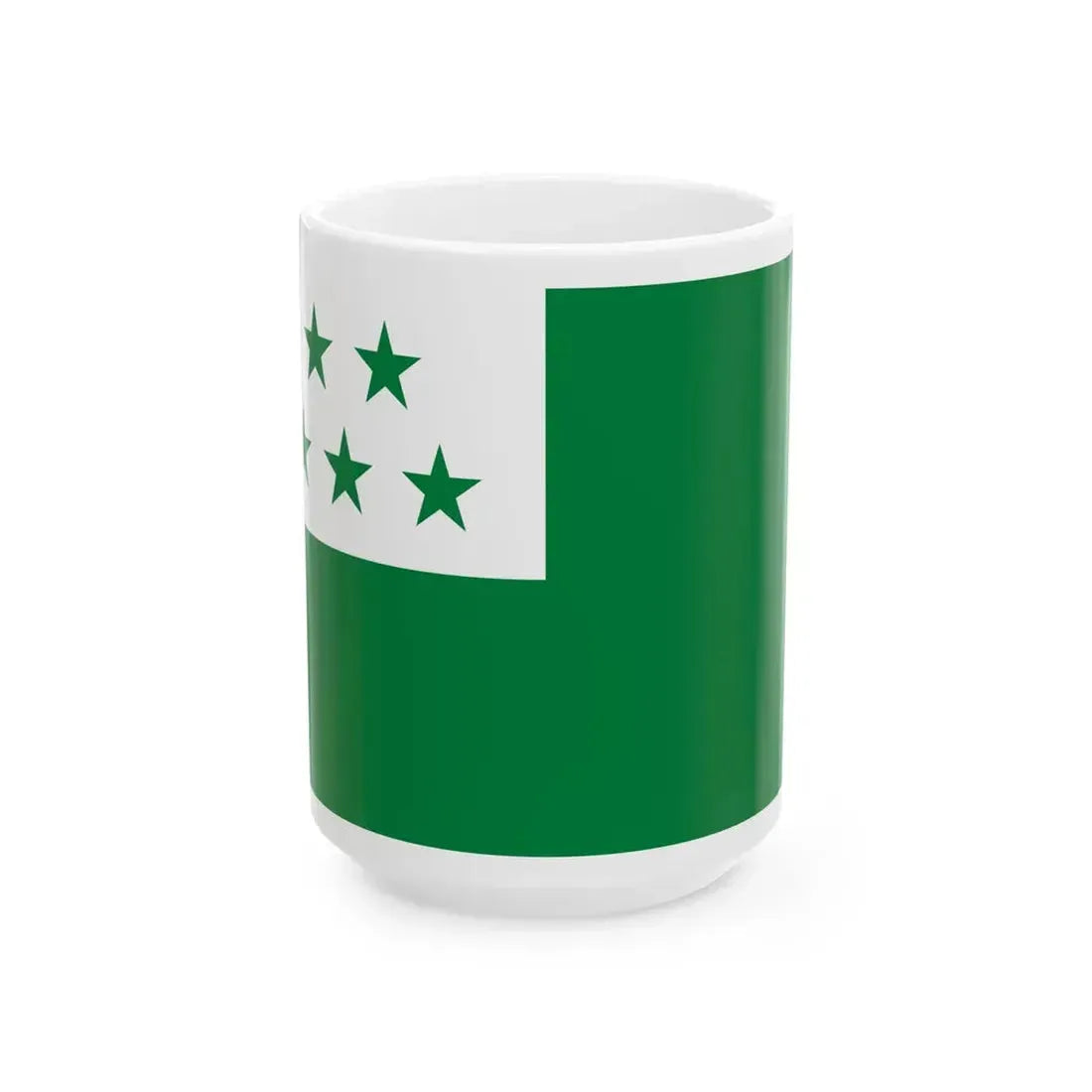Flag of Ventanas (Ecuador) White Coffee Mug 15oz - Go Mug Yourself