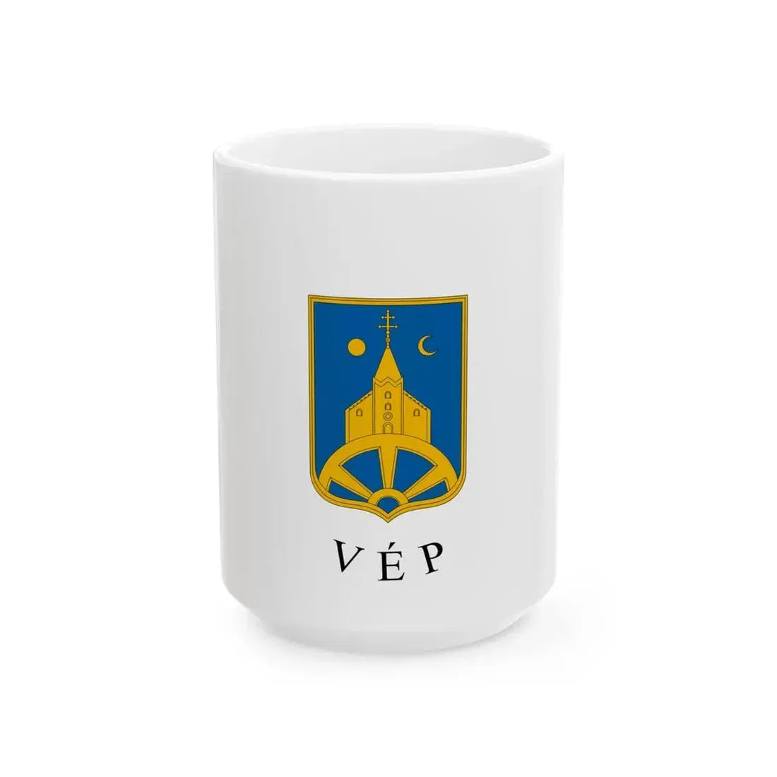 Flag of Vep (Hungary) White Coffee Mug 15oz - Go Mug Yourself