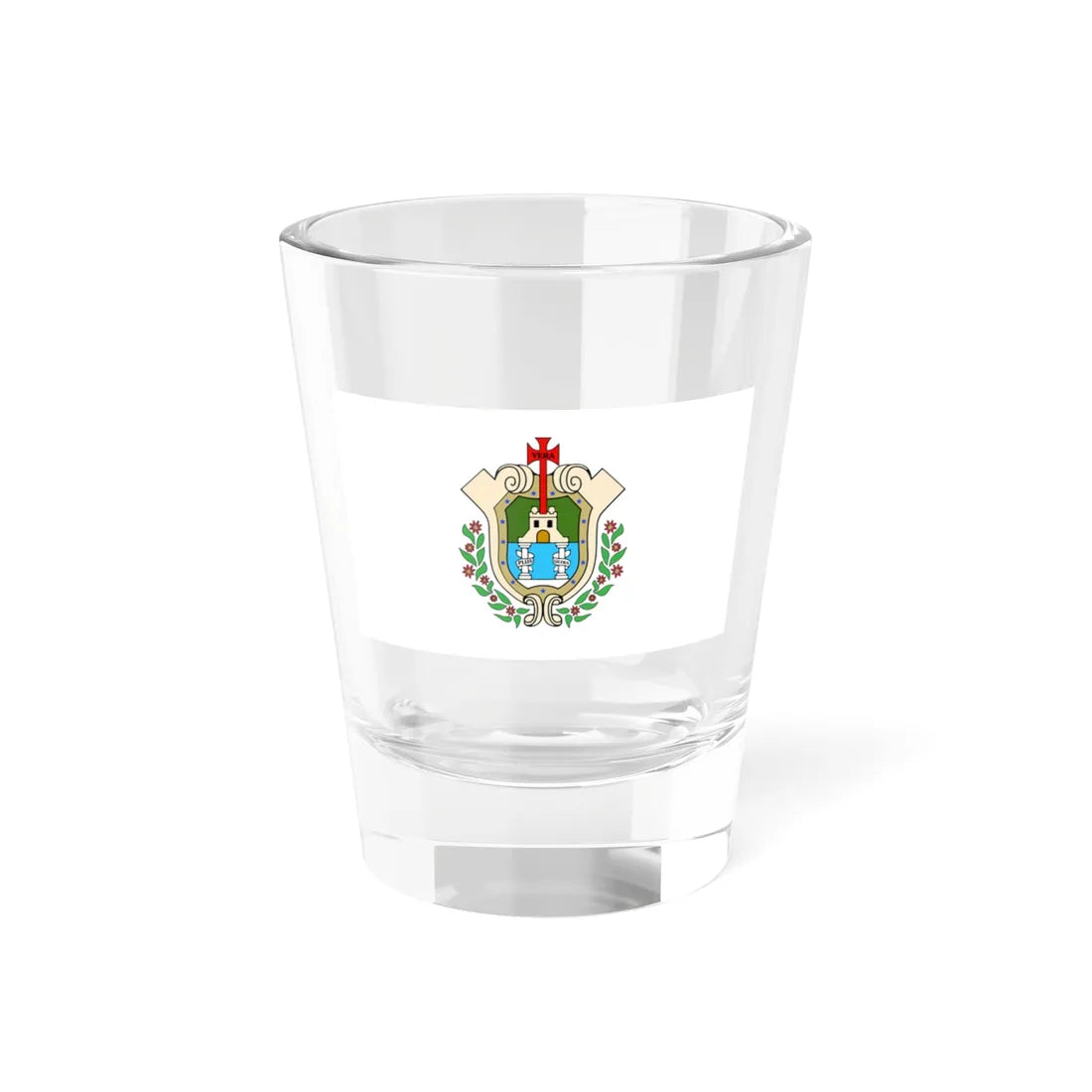 Flag of Veracruz City (Mexico) Shot Glass 1.5oz 1.5oz - Go Mug Yourself