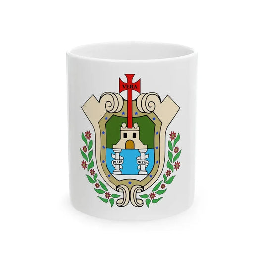 Flag of Veracruz City (Mexico) White Coffee Mug 11oz - Go Mug Yourself