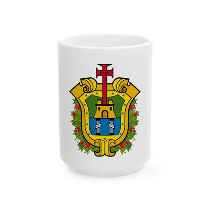 Flag of Veracruz (Mexico) White Coffee Mug 15oz - Go Mug Yourself