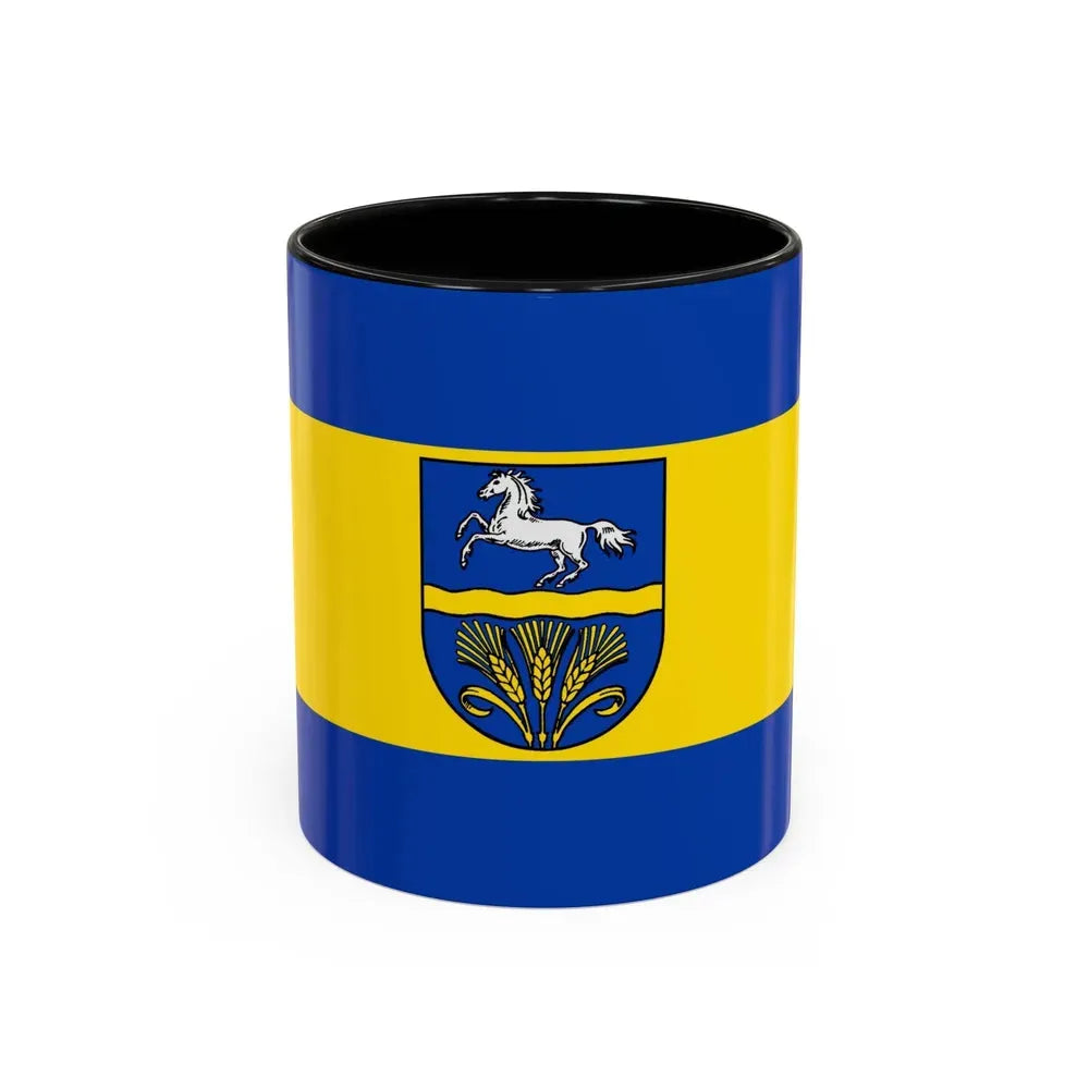 Flag of Verden Germany - Accent Coffee Mug 11oz Black - Go Mug Yourself