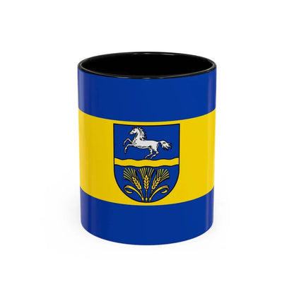 Flag of Verden Germany - Accent Coffee Mug 11oz Black - Go Mug Yourself