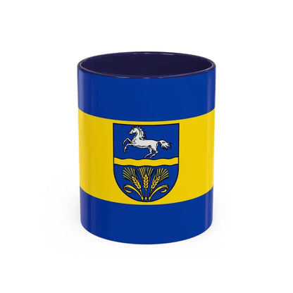 Flag of Verden Germany - Accent Coffee Mug 11oz Navy - Go Mug Yourself