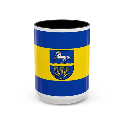 Flag of Verden Germany - Accent Coffee Mug 15oz Black - Go Mug Yourself