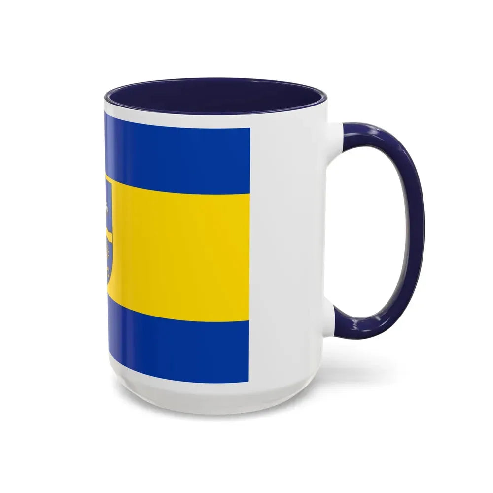 Flag of Verden Germany - Accent Coffee Mug - Go Mug Yourself