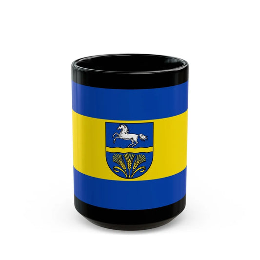 Flag of Verden Germany - Black Coffee Mug-15oz-Go Mug Yourself