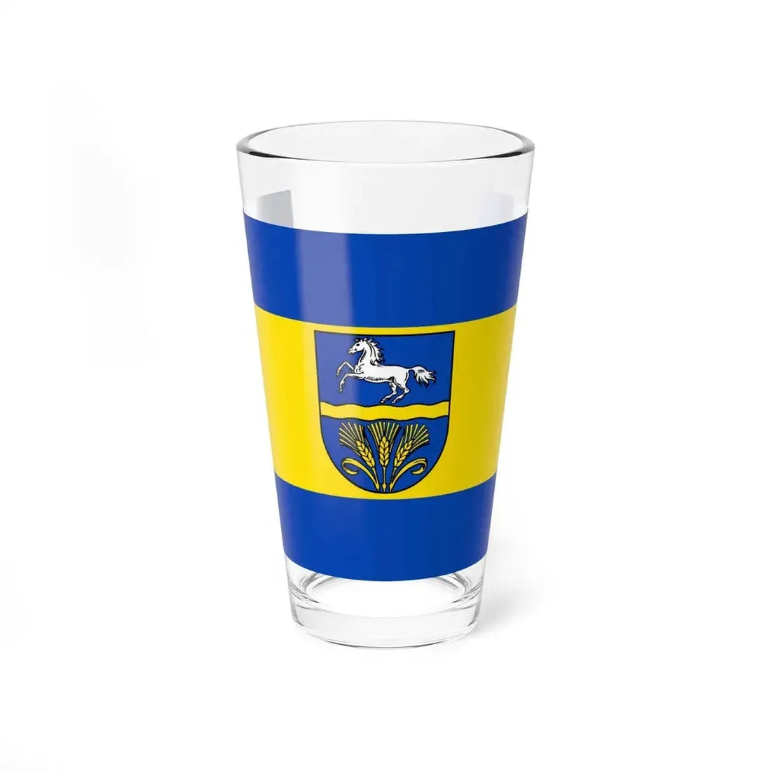 Flag of Verden Germany - Pint Glass 16oz 16oz - Go Mug Yourself