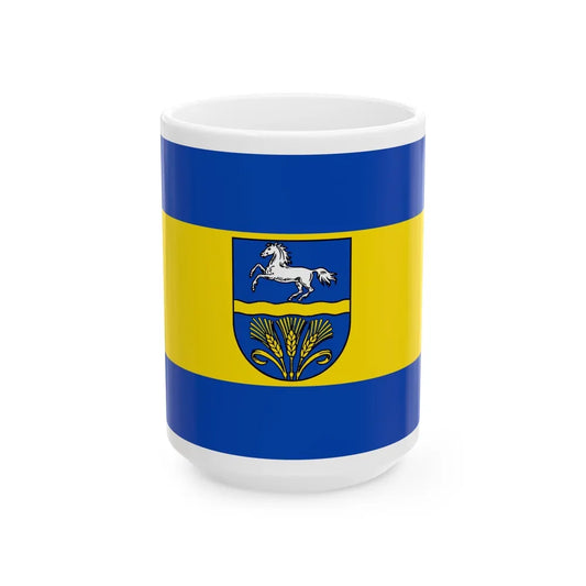 Flag of Verden Germany - White Coffee Mug-15oz-Go Mug Yourself