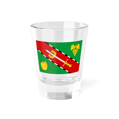 Flag of Verhnesadovoe Sevastopol (Russia) Shot Glass 1.5oz 1.5oz - Go Mug Yourself