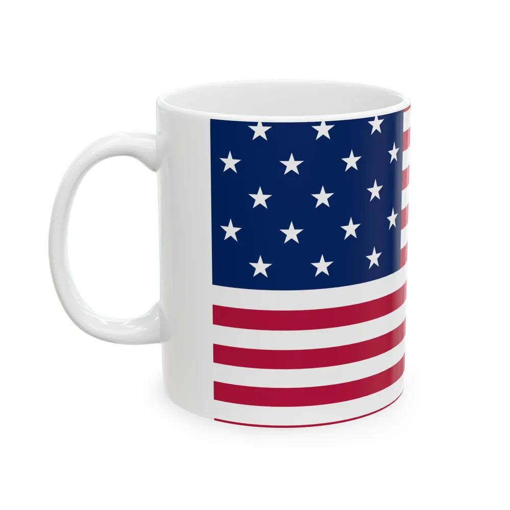 Flag of Vermont 1804-1837 (United States) White Coffee Mug - Go Mug Yourself