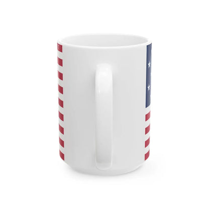 Flag of Vermont 1804-1837 (United States) White Coffee Mug - Go Mug Yourself