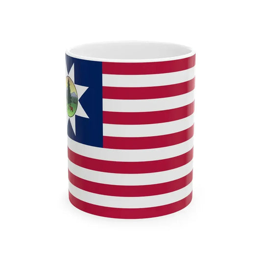Flag of Vermont 1837-1923 (United States) White Coffee Mug 11oz - Go Mug Yourself