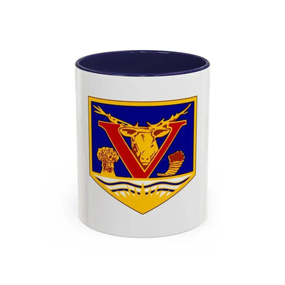 Flag of Vernon British Columbia Canada - Accent Coffee Mug 11oz Navy - Go Mug Yourself