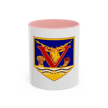 Flag of Vernon British Columbia Canada - Accent Coffee Mug 11oz Pink - Go Mug Yourself