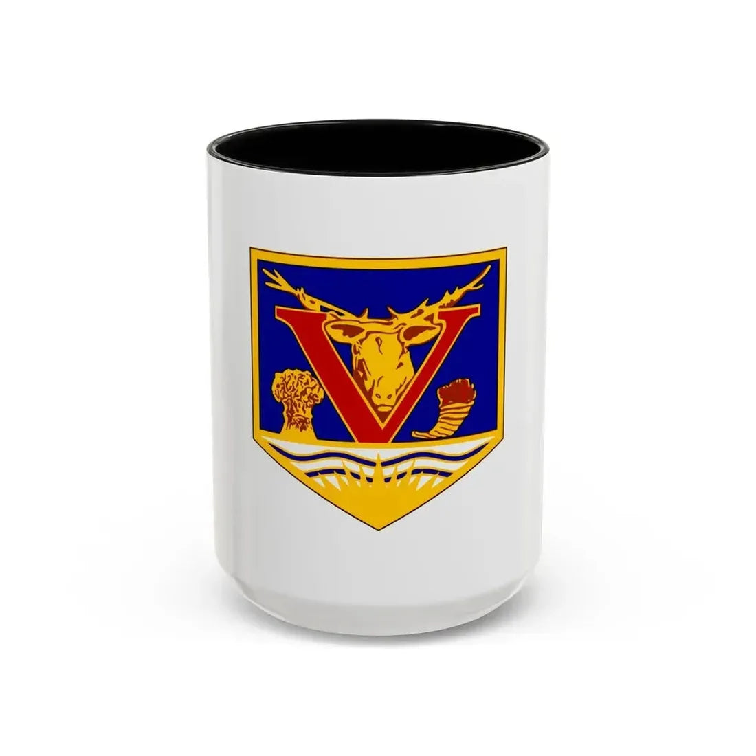 Flag of Vernon British Columbia Canada - Accent Coffee Mug 15oz Black - Go Mug Yourself