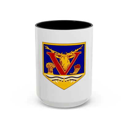 Flag of Vernon British Columbia Canada - Accent Coffee Mug 15oz Black - Go Mug Yourself