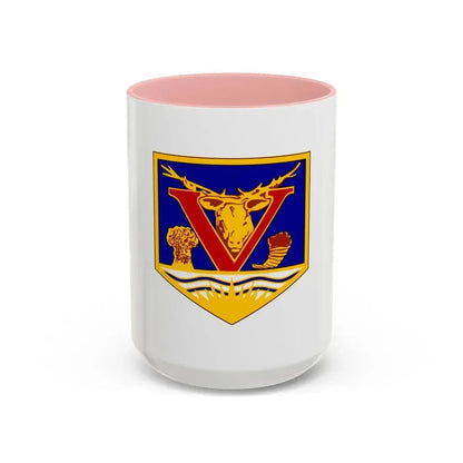 Flag of Vernon British Columbia Canada - Accent Coffee Mug 15oz Pink - Go Mug Yourself