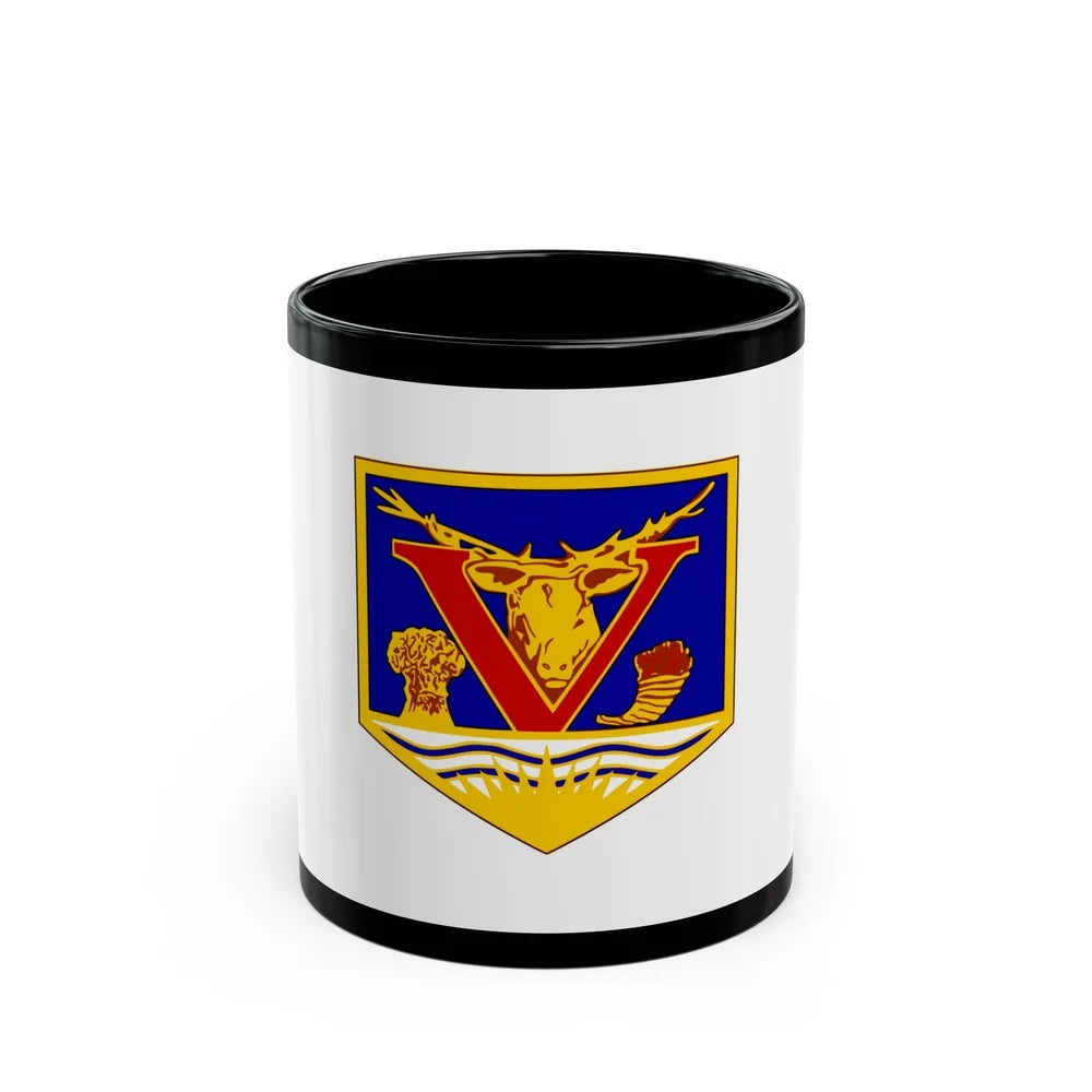 Flag of Vernon British Columbia Canada - Black Coffee Mug-11oz-Go Mug Yourself