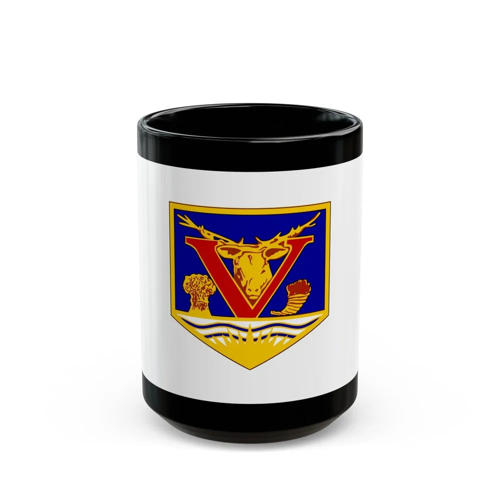 Flag of Vernon British Columbia Canada - Black Coffee Mug-15oz-Go Mug Yourself