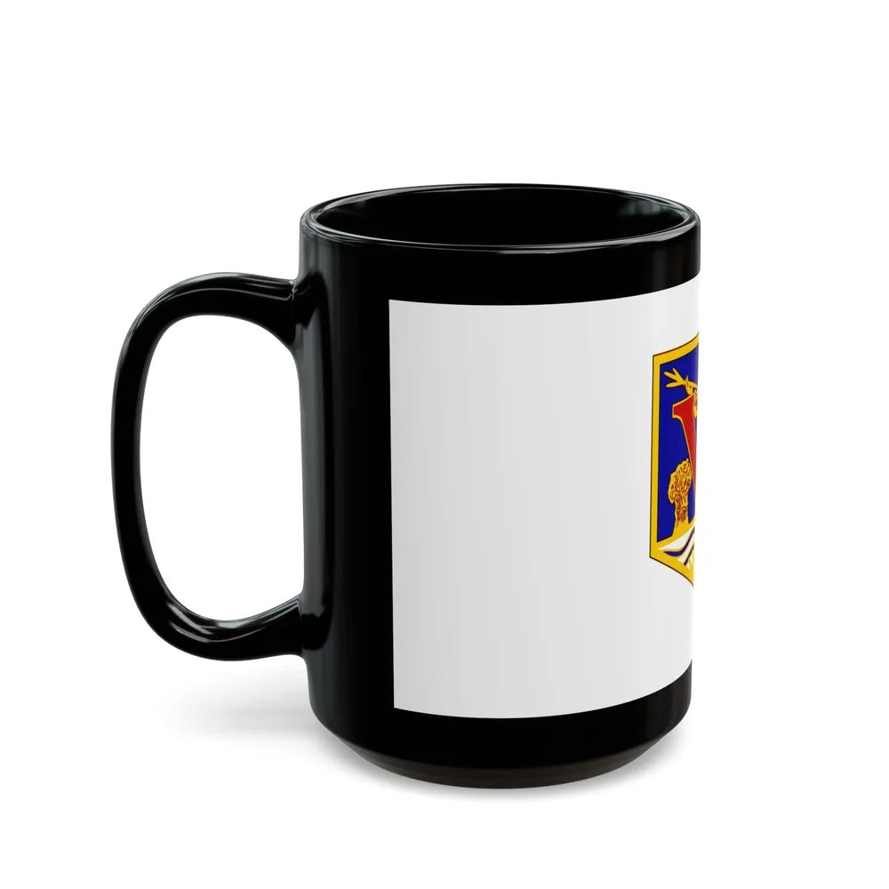 Flag of Vernon British Columbia Canada - Black Coffee Mug-Go Mug Yourself