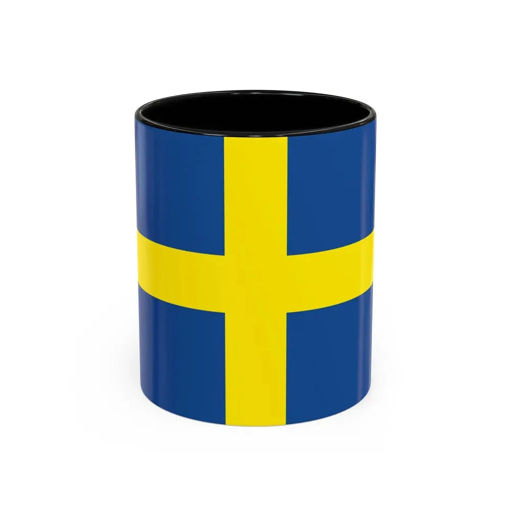 Flag of Verona Italy - Accent Coffee Mug 11oz Black - Go Mug Yourself